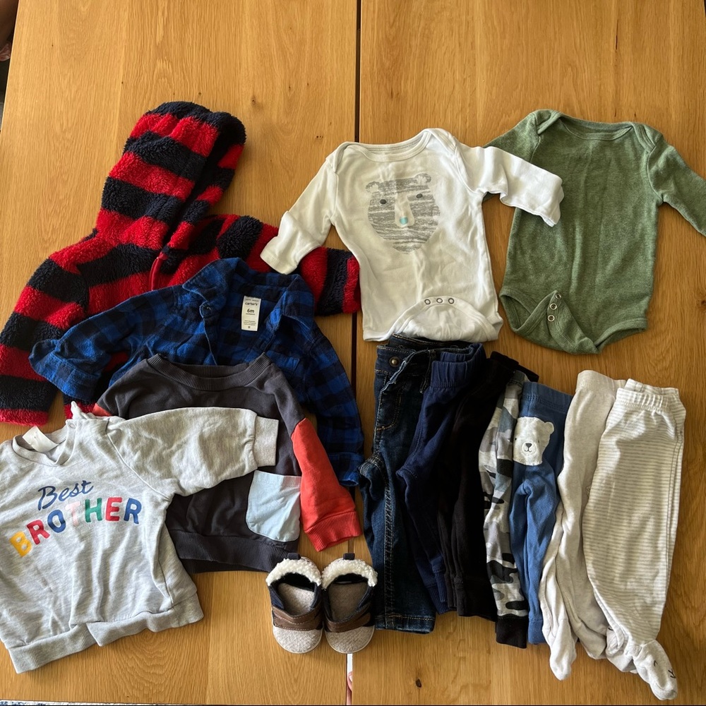 Baby Boy Winter Clothes 3-6 month lot